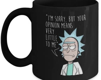 Rick and Morty – 11/15 oz Ceramic Rick & Morty Coffee Mug – Awesome Rick and Morty Gift Featuring Rick Sanchez – Adult Swim Fans