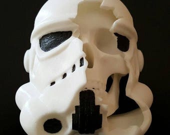 custom painted stormtrooper helmet