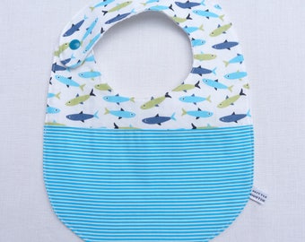 bavoir bébé 0/24 mois "poissons"