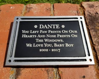 park bench memorial plaque brass custom engraved