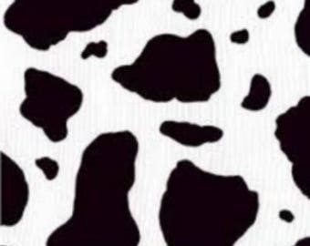 Cow print fabric | Etsy