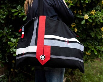 Big Bag - Borsone - Borsa grande - Borsa da viaggio - Travel Bag - Handmade Bag - Cotton Bag - Borsa fatta a mano - Borsa in cotone
