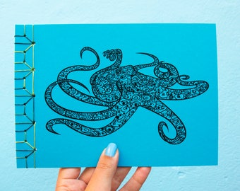 Octopus notebook | Etsy