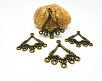 8 triangle 28.5 fancy shape chandelier * 24 mm bronze (USCB08)