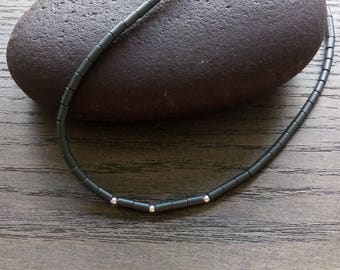 Hematite necklace