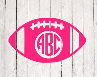 Football SVG| Football svg Design | Monogram svg Files | Silhouette Files | Cricut Files | SVG Cut Files | PNG Files