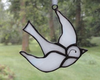 Stained glass dove | Etsy