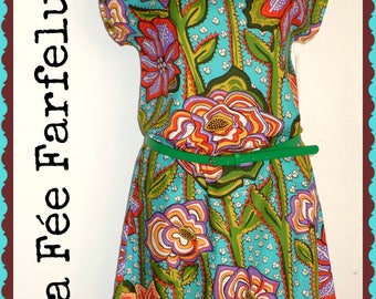 LAST dress cotton pictorial MUST 42