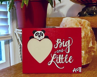 Alpha Omicron Pi AOII Big and Little Picture Frame