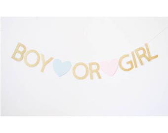 Boy or girl banner | Etsy