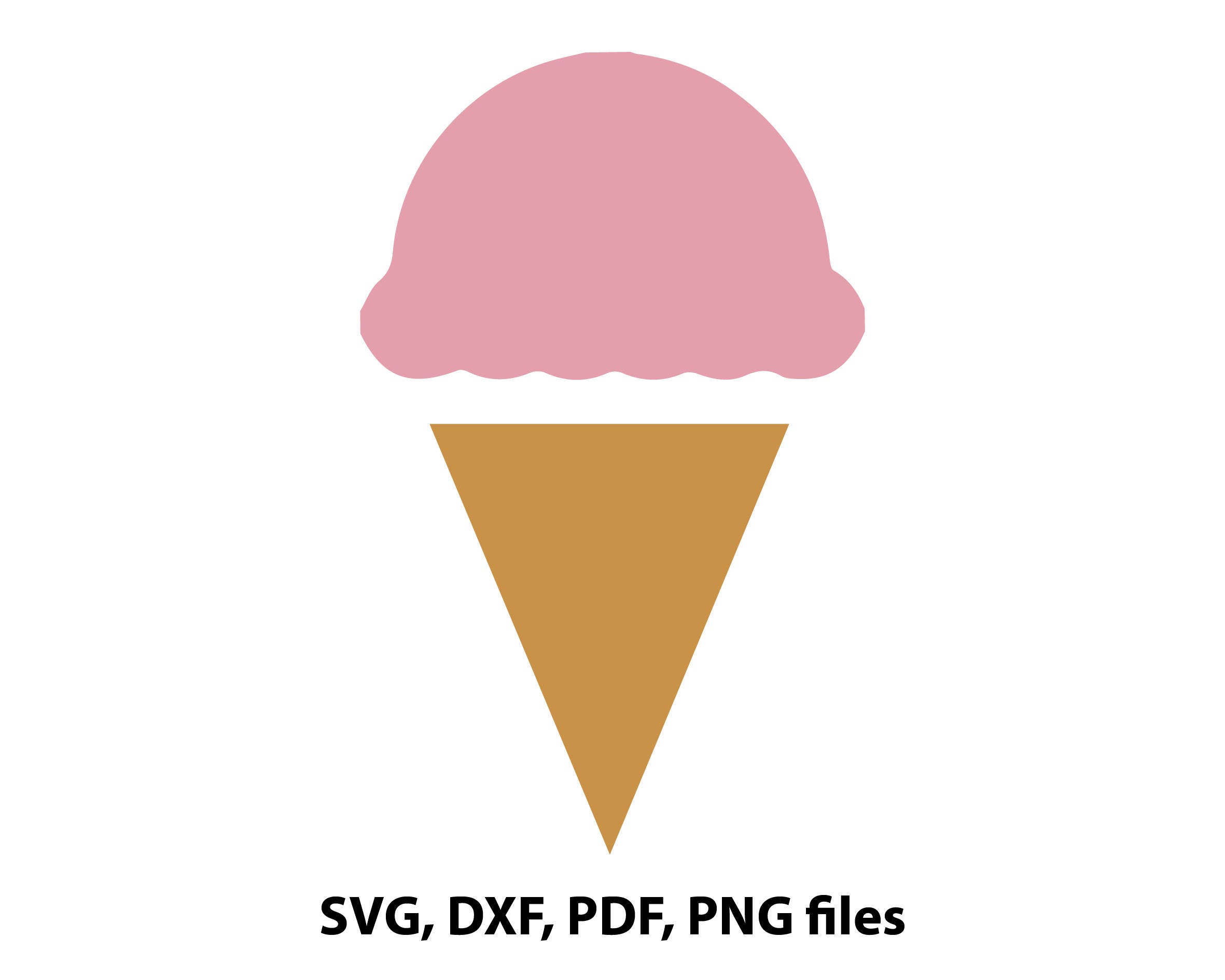 Ice Cream SVG File Ice Cream Cut File Ice Cream Png Ice