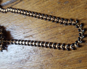 20cm chain fancy gold and black