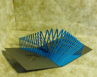 Handmade card embossed graphic