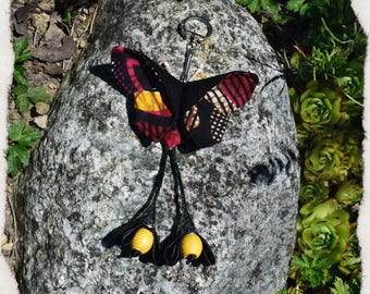 Origami Butterfly "nepenthes" bag charm