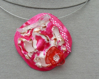 necklace made from recycled materials