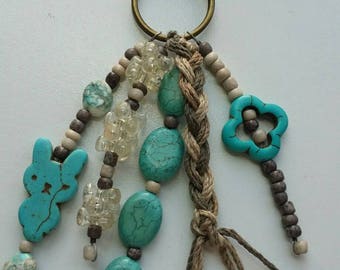 Native Turquoise Keychain/Bag Accessory