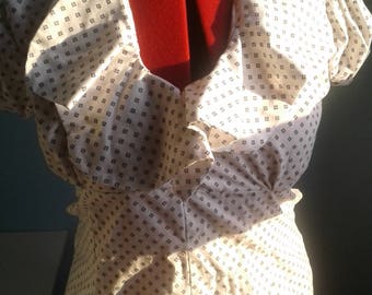 Blouse vintage ruffle 42.