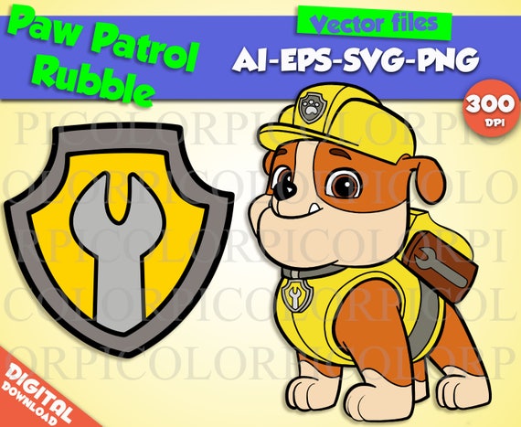 Free Free Paw Patrol Rubble Svg 529 SVG PNG EPS DXF File