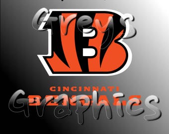 Cincinnati Bengals Primary Logo with Logotype Full Color - SVG - DXF - EPS - Vectors