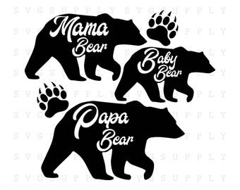 Download Mama bear svg | Etsy