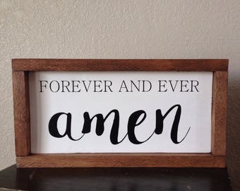 Amen sign | Etsy