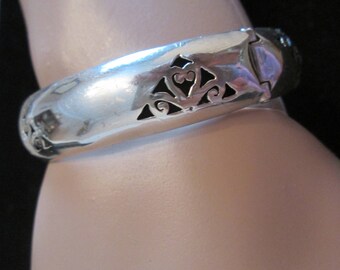 Vintage Sterling Silver Child's Bangle Bracelet