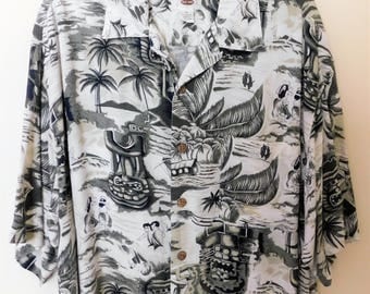 VINTAGE Men's Hawaiian SHIRT