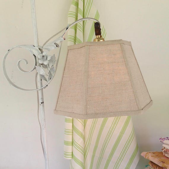 Linen Uno Lamp Shade Bridge Lampshade Natural Color