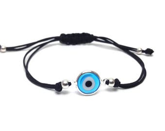 Evil eye bracelet - blue eye - protection - Greek jewelry - Greek mati