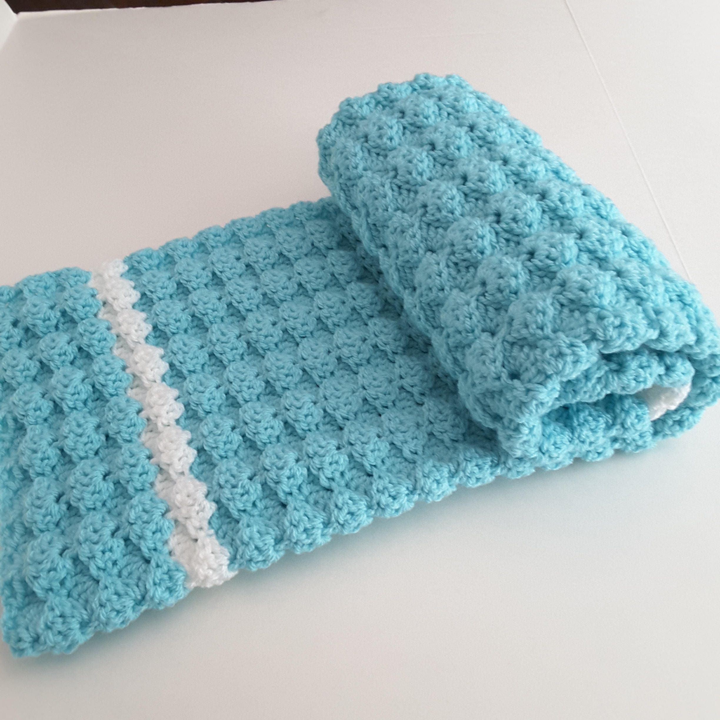 Crochet Baby Blanket Baby Girl Blanket Marshmallow Shell