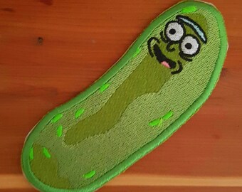 Pickle Rick Iron-On Patch - Rick & Morty Fanart