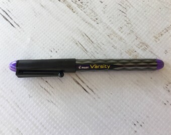 Pilot Varsity Disposable Fountain Pen, purple, letter / journal writing, scrapbooking, paper crafting, card making, traditional fountain pen