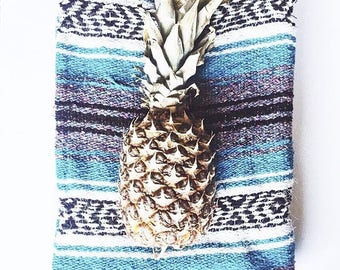 Mexican Blanket Baja Wool Fringe Beach Towel