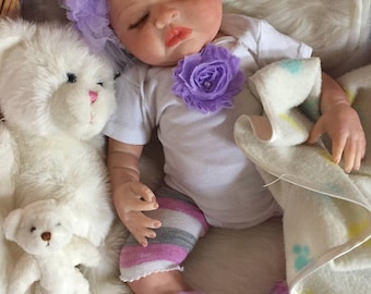 Completed Reborn Baby Doll Starlyn From the Londyn Kit 20 inch Completed Doll with Magnetic Pacifier