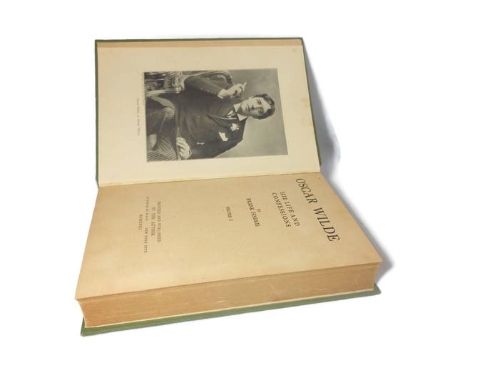 FREE SHIPPING Oscar Wilde, His Life and Confessions (with Bernard Shaw's Memories) Frank Harris Volume I, hard cover 1916, 1st edition