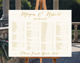 Wedding Seating Chart, Personalized Seating Chart, Printable Wedding Seating Chart, Printable Seating Chart, Seating chart Printable