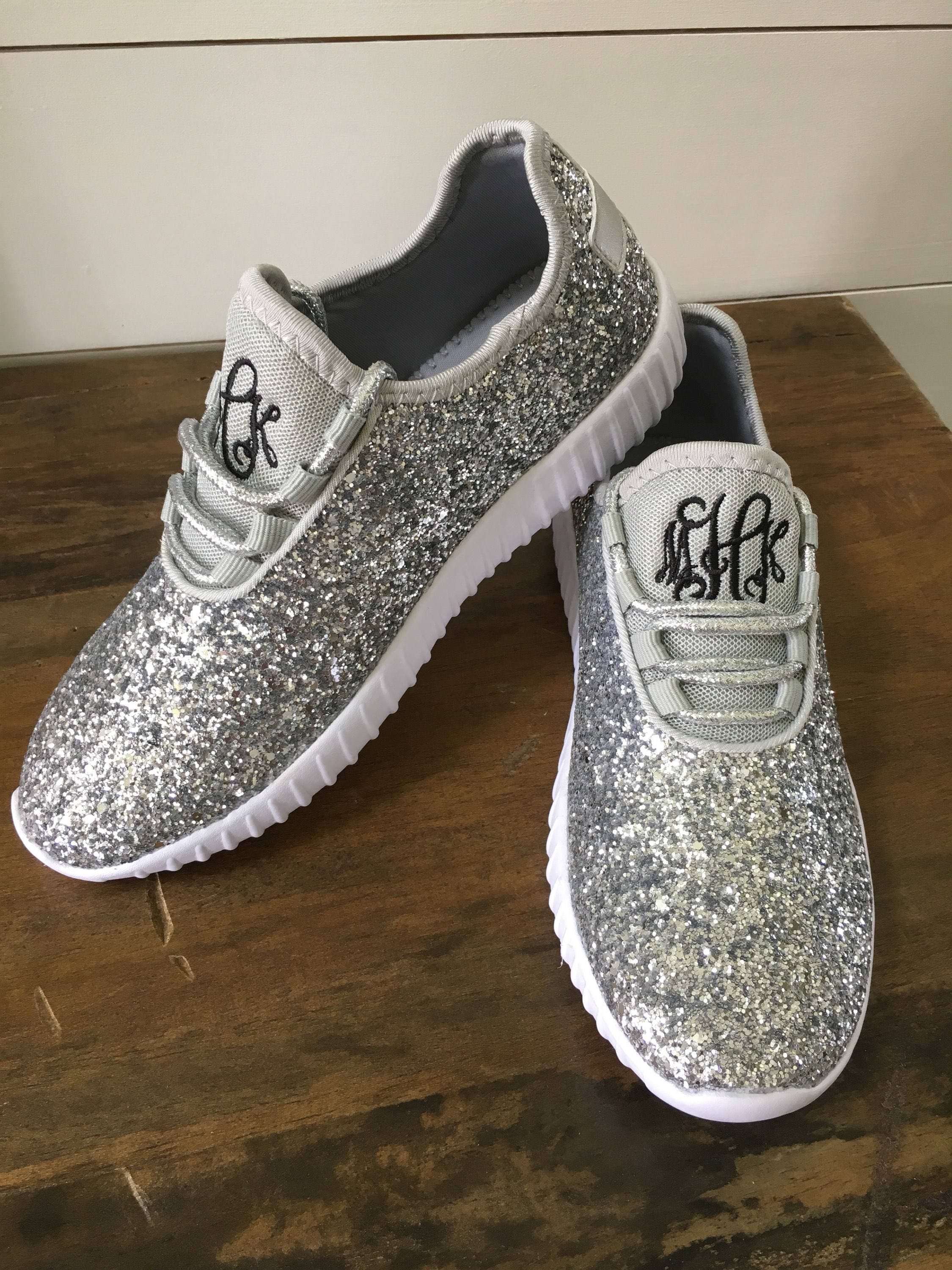 Glitter Bomb Sneakers / Glitter Kicks / Personalized Womens