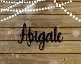 Custom, Personalized Family Name Sign, Metal Name Sign, Metal Words, Wreath, Last Name, Wall Words, Metal Letter, Metal Monogram, Letters