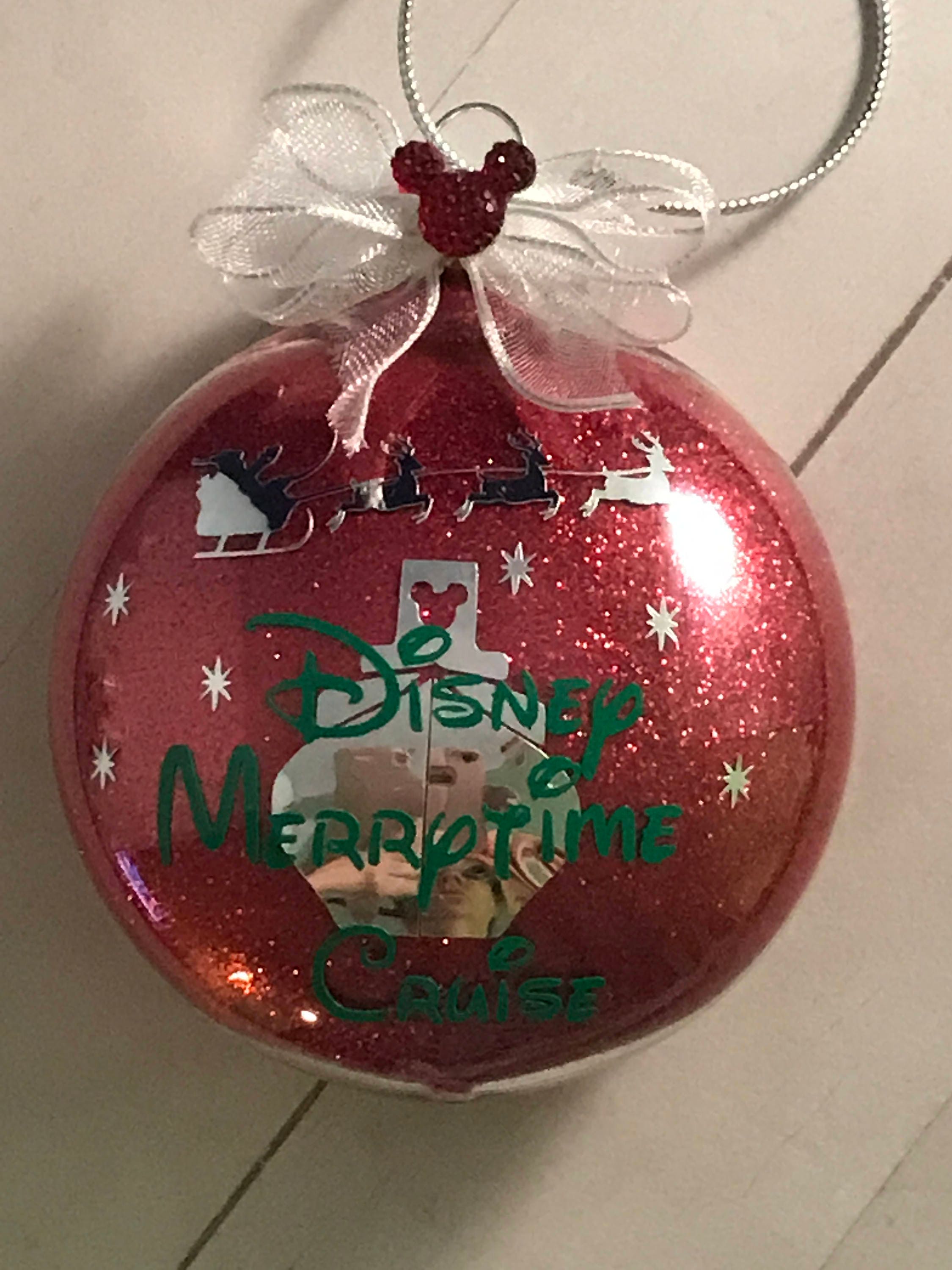 Personalized Disney Cruise Line Inspired Ornament Exchange