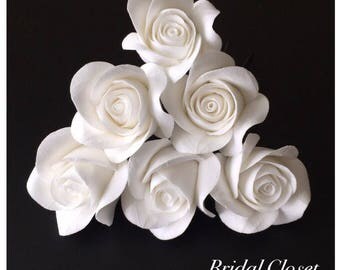 Bridal Hair Pins, SET Of 6 Hair Pins With Roses, Wedding Hair Pins, Bridal Hair Accessory, Wedding Accessory, Bridal Hairpiece, Wedding Hair