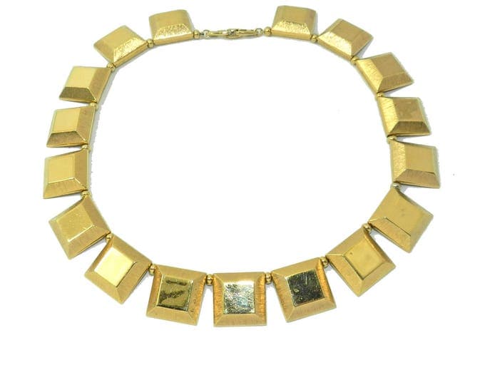 Vintage NAPIER signed necklace, Napier book piece, Napier Jewelry Jewellery, Gift Collectible Fashion, Vintage Mod Necklace