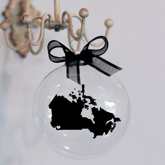 Canada Christmas Ornament Custom Travel Hometown