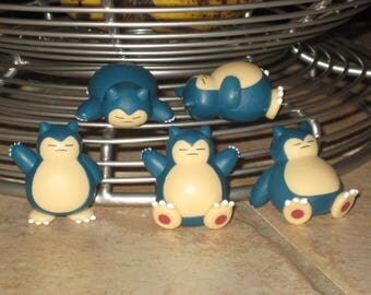 Sleeping Snorlax Pokemon Figurine