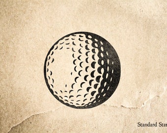 Golf ball stamp | Etsy