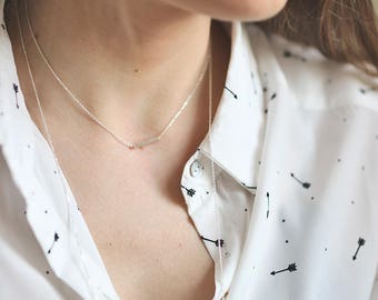 Necklace mini tube 925 sterling silver