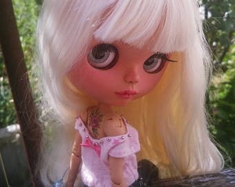 Blythe outfit, Jeans for blythe, blythe set, blythe dress, doll dress, blythe couture, bjd clothes, blythe fashion