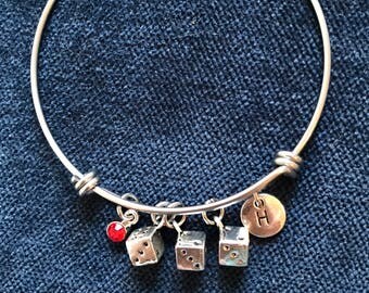 Bunco Bangle Bunco Bracelet Dice Bangle Dice Bracelet