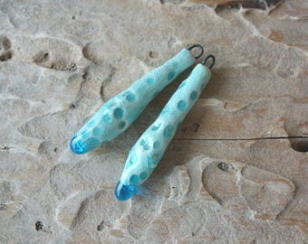 Ceramic pendant .Ceramic handmade