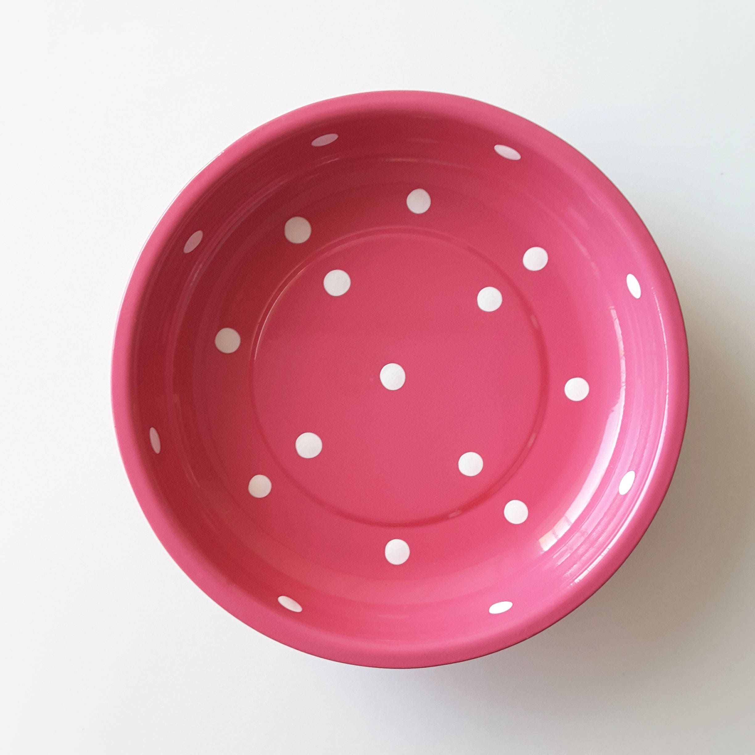 Berry Pink Pin Bowl. Customize. Great for sewing pins, jewelry