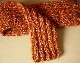 Heather scarf rust corduroy 1/1